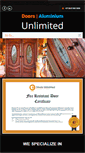 Mobile Screenshot of doorsunlimited.co.za